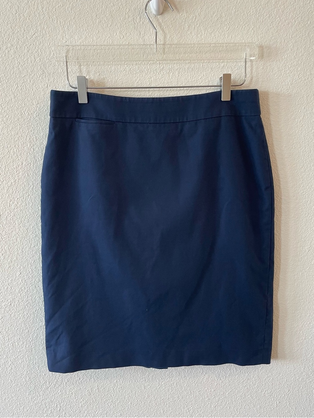 J. Crew Classic Navy Pencil Skirt